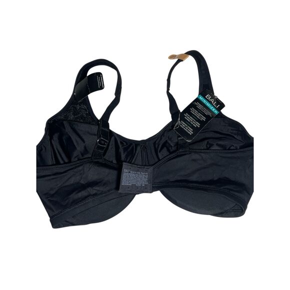 Bali DF3385 black underwire minimizer bra 34DD - Picture 2 of 7